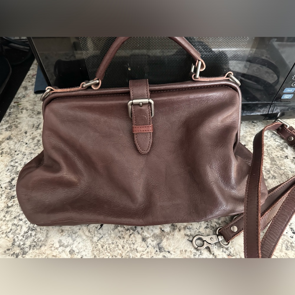 Homemade Italian leather doctor bag